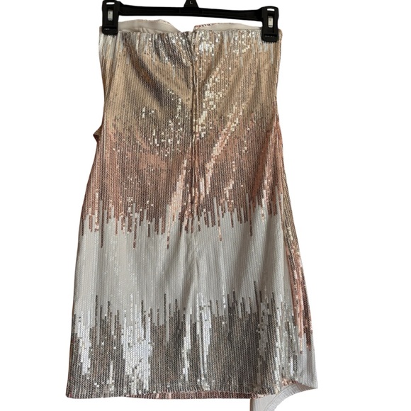 Trixxi Metallic Tri Color Mini Dress Size Small‎ - Picture 5 of 9